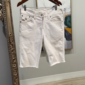 True Religion Men's Light Jean Shorts